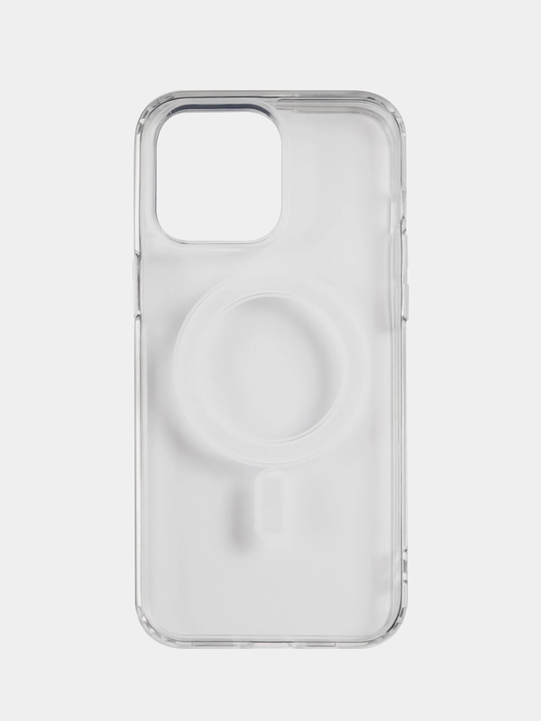 Чехол для iPhone 14 / 14 Plus / 14 Pro / 14 Pro Max, с MagSafe, силиконовый, прозрачный