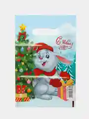 Коралловый пакет новогодний 20 х 30 см (3, 5, 10 шт)