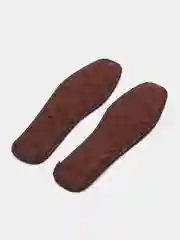 Коричневый стельки для обуви, меховые