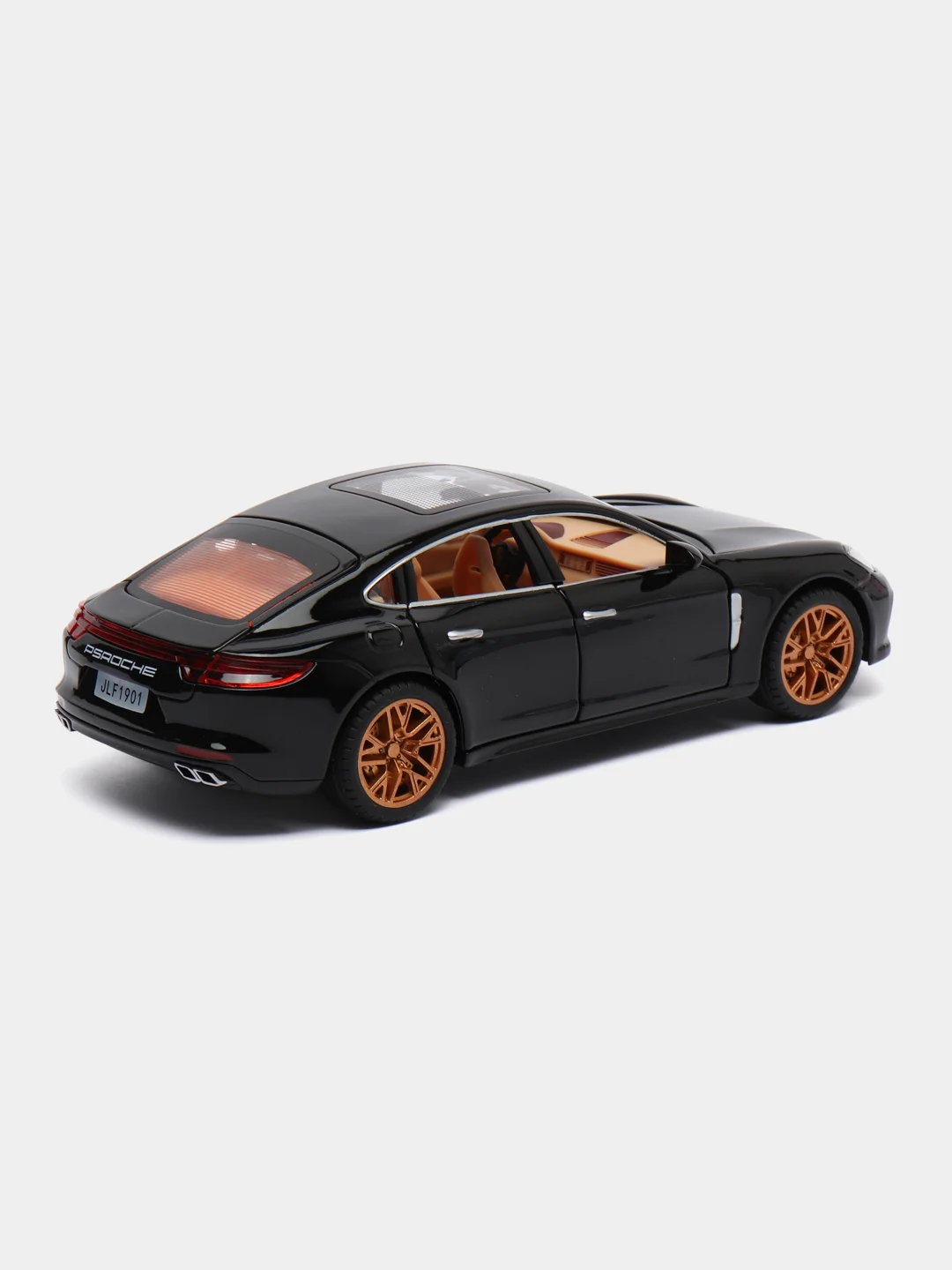 Черный металлическая машинка 1:24 Porsche 1900-13