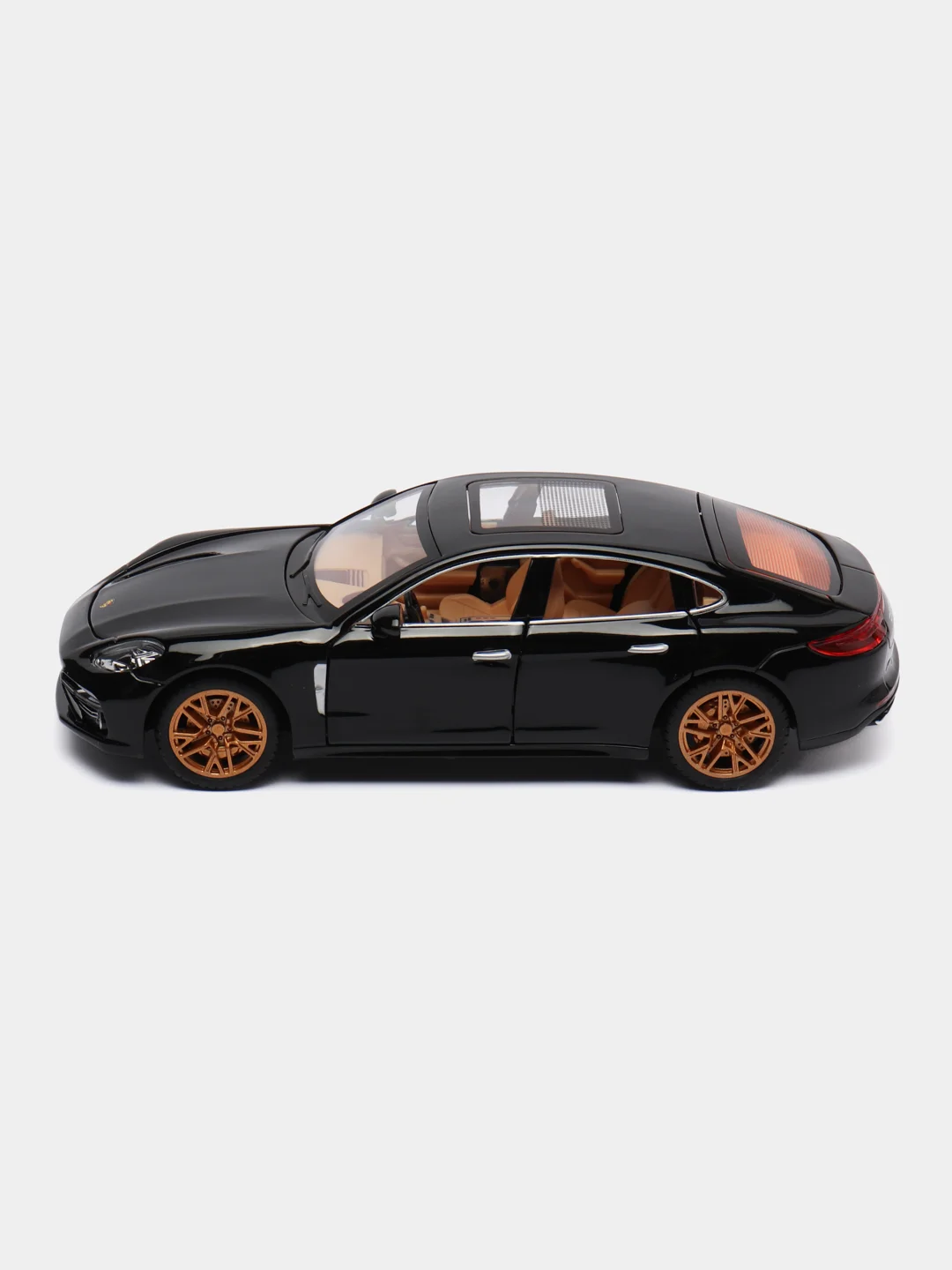 Черный металлическая машинка 1:24 Porsche 1900-13