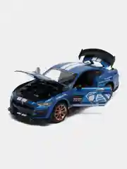 Синий металлическая машинка Ford Mustang Shelby GT500 2406B, 1:24