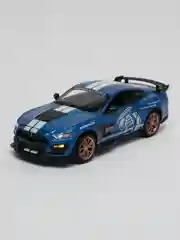 Синий металлическая машинка Ford Mustang Shelby GT500 2406B, 1:24