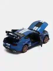 Синий металлическая машинка Ford Mustang Shelby GT500 2406B, 1:24