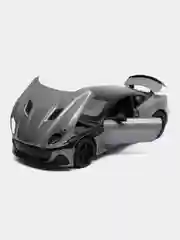 Серый металлическая машинка Aston Martin 1:22