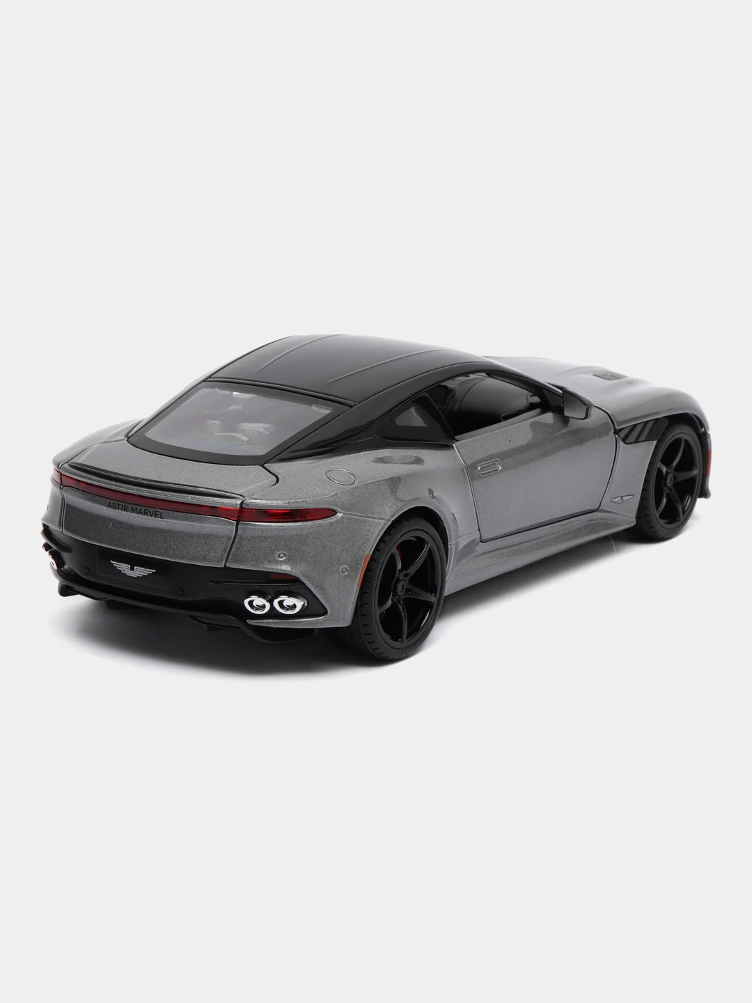 Серый металлическая машинка Aston Martin 1:22