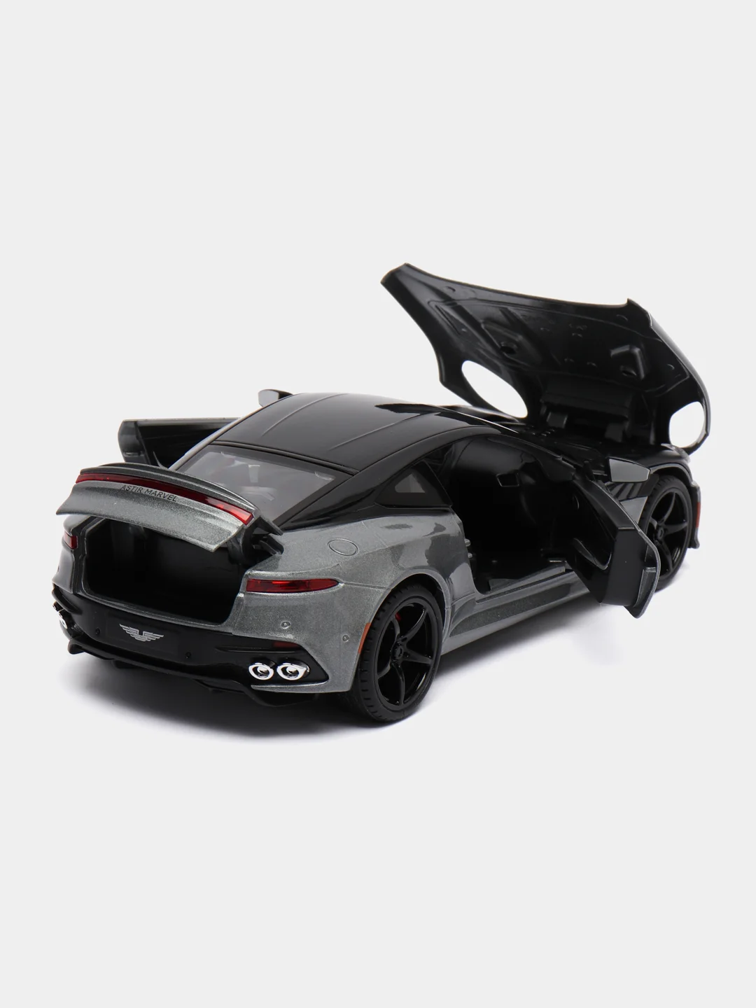 Серый металлическая машинка Aston Martin 1:22