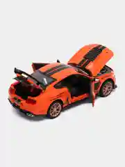 Белый металлическая машинка Ford Mustang Shelby GT500 2406B, 1:24