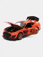 Белый металлическая машинка Ford Mustang Shelby GT500 2406B, 1:24