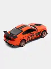 Белый металлическая машинка Ford Mustang Shelby GT500 2406B, 1:24
