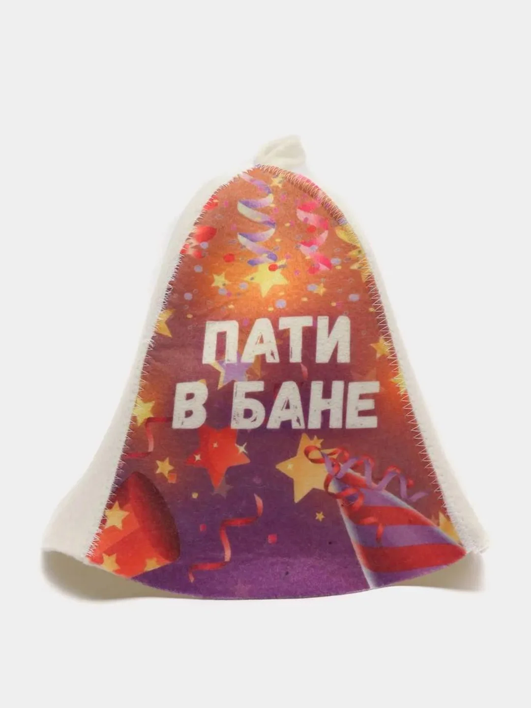 Зеленый шапка банная с надписью