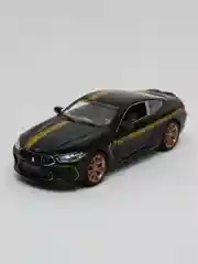 Черный игрушечный автомобиль BMW M8 M-Power 1:24 MiniAuto