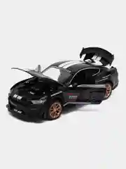 Черный металлическая машинка Ford Mustang Shelby GT500 2406B, 1:24