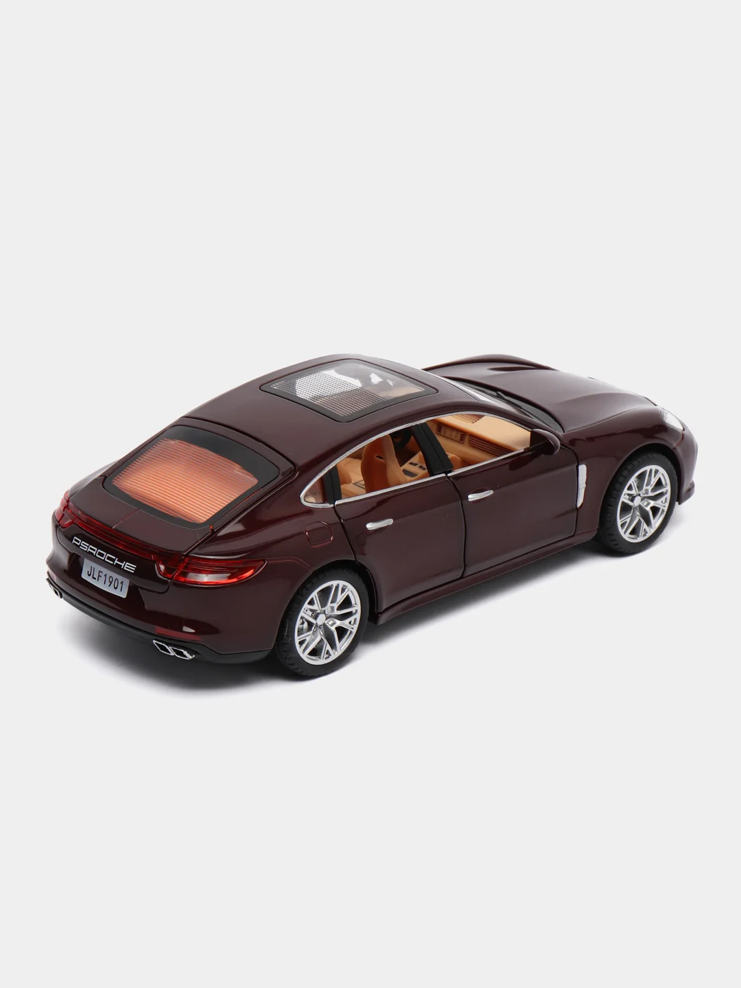 Бордовый металлическая машинка 1:24 Porsche 1900-13