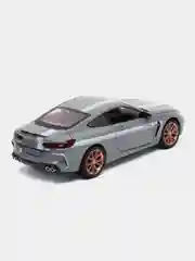 Серый игрушечный автомобиль BMW M8 M-Power 1:24 MiniAuto