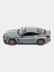 Серый игрушечный автомобиль BMW M8 M-Power 1:24 MiniAuto