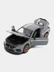 Серый игрушечный автомобиль BMW M8 M-Power 1:24 MiniAuto