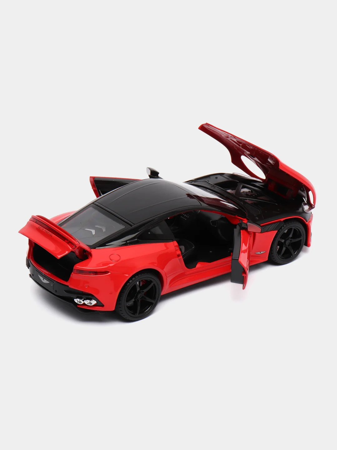 Красный металлическая машинка Aston Martin 1:22