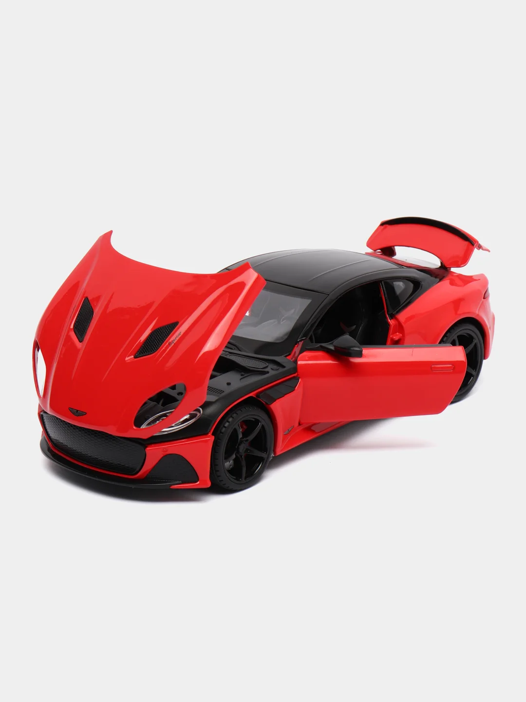 Красный металлическая машинка Aston Martin 1:22