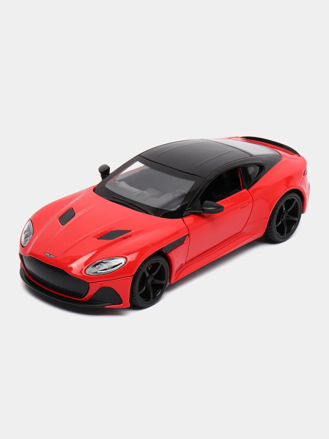 Красный металлическая машинка Aston Martin 1:22