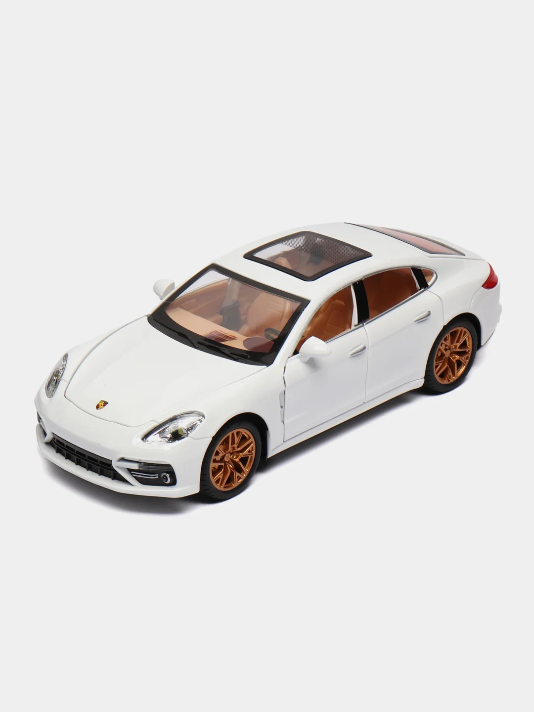 Белый металлическая машинка 1:24 Porsche 1900-13