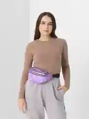 Конфетный сумка поясная через плечо глянцевая