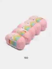 Конфетный пряжа Пехорка "Детская новинка", 5 штук, 100% Акрил, 50 г, 200 м