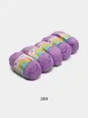 Лавандовый пряжа Пехорка "Детская новинка", 5 штук, 100% Акрил, 50 г, 200 м