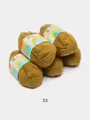 Оливковый пряжа Пехорка "Детская новинка", 5 штук, 100% Акрил, 50 г, 200 м