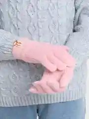 Розовый перчатки детские
