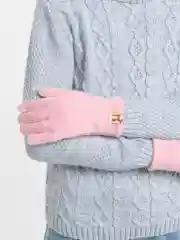 Розовый перчатки детские