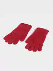 Бордовый перчатки детские