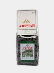 Чай АЗЕРЧАЙ "Букет", зеленый байховый, крупнолистовой, 200 г