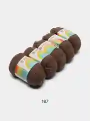 Хаки пряжа Пехорка "Детская новинка", 5 штук, 100% Акрил, 50 г, 200 м