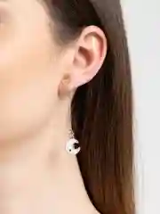 Золотой серьги клипсы на уши, сережки клипсы