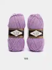 Лавандовый пряжа Alize Lanagold, комплект 2 штуки, 3 штуки, 49% шерсть, 51% акрил, 100 г, 240 м, Ч2
