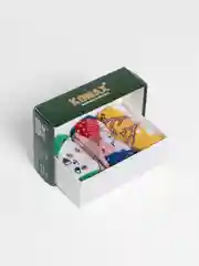 Зеленый носки женские на новый год в подарочной коробке