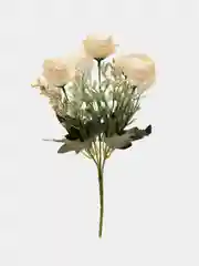 Карамельный искусственные цветы Пионы букет, розы, камелии, ранункулюсы, осока, растения, зелень