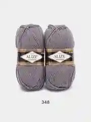 Угольный пряжа Alize Lanagold, комплект 2 штуки, 3 штуки, 49% шерсть, 51% акрил, 100 г, 240 м, Ч2