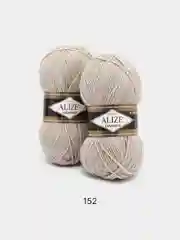 Бежевый пряжа Alize Lanagold, комплект 2 штуки, 3 штуки, 49% шерсть, 51% акрил, 100 г, 240 м,Ч1