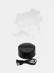 Синий светильник ночник аниме 3D "Моя геройская академия", LED светодиодная лампа USB mg