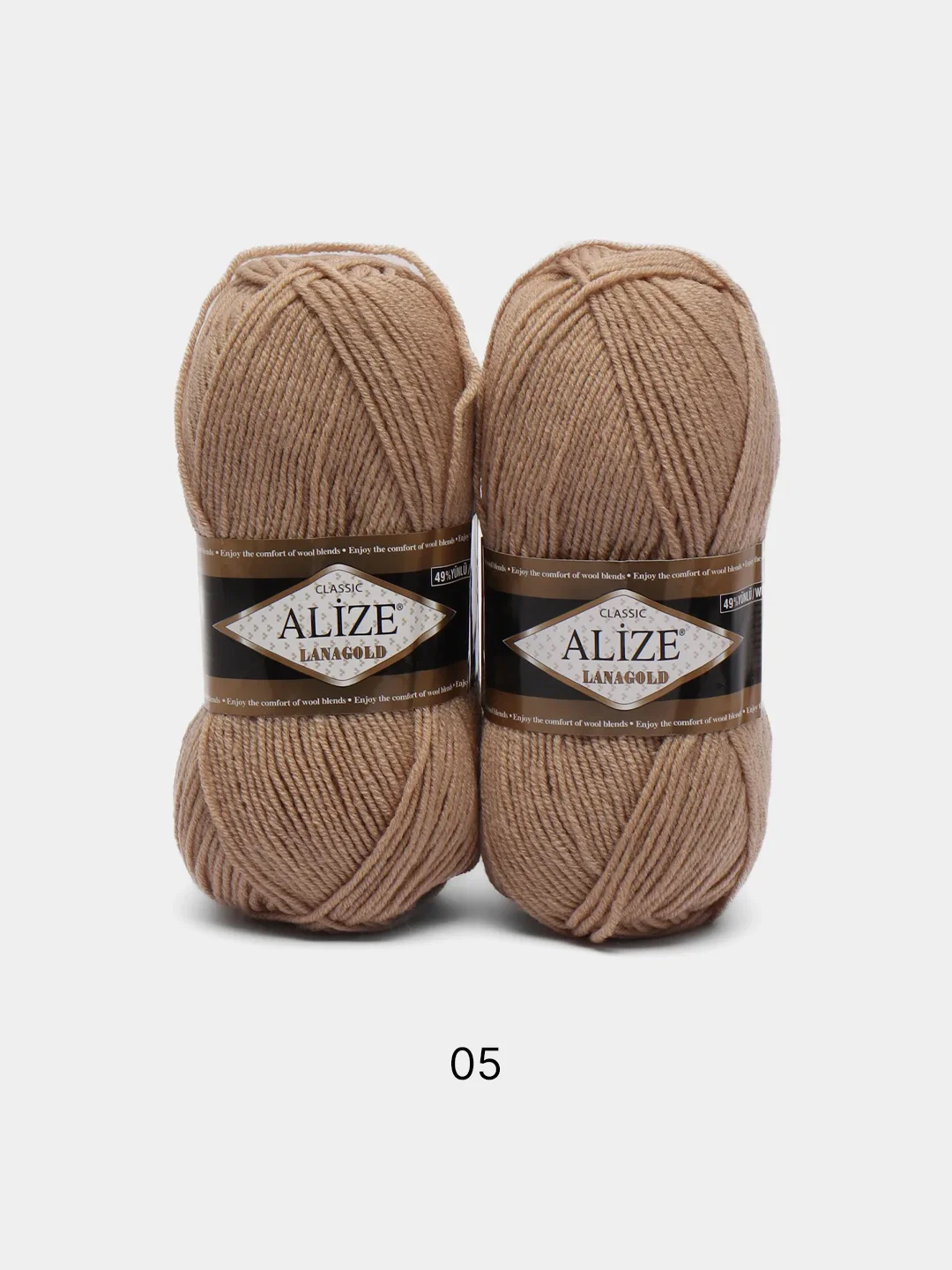 Манго пряжа Alize Lanagold, комплект 2 штуки, 3 штуки, 49% шерсть, 51% акрил, 100 г, 240 м,Ч1