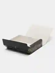 Бирюзовый коробка подарочная новогодняя на ленточке. 31*24,5*9 см