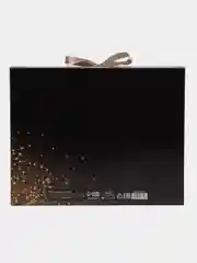 Угольный коробка подарочная новогодняя на ленточке. 31*24,5*9 см