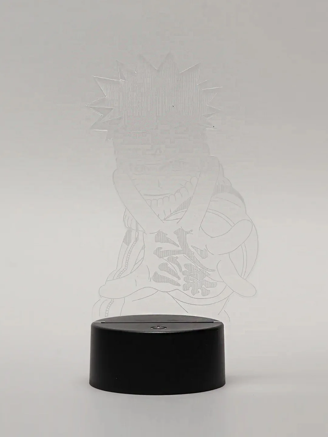 Синий ночник 3D светодиодный "Наруто", USB
