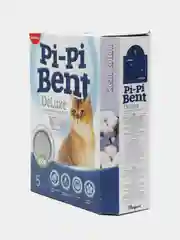 Наполнитель комкующийся Pi-Pi Bent DeLuxe "Чистый хлопок" для кошачьего туалета, 5 кг