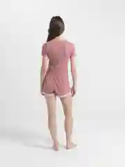 Конфетный пижама женская, с шортами