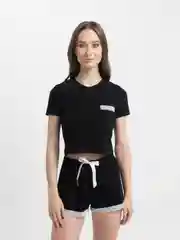 Угольный пижама женская, с шортами