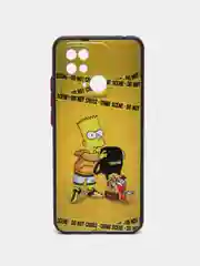 Желтый чехол с рисунком на Xiaomi Redmi 10C ( Сяоми Редми 10Ц)