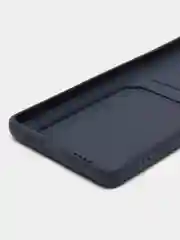 Темно-синий чехол XIAOMI Redmi Note 10 Pro с карманом для пластиковой карты